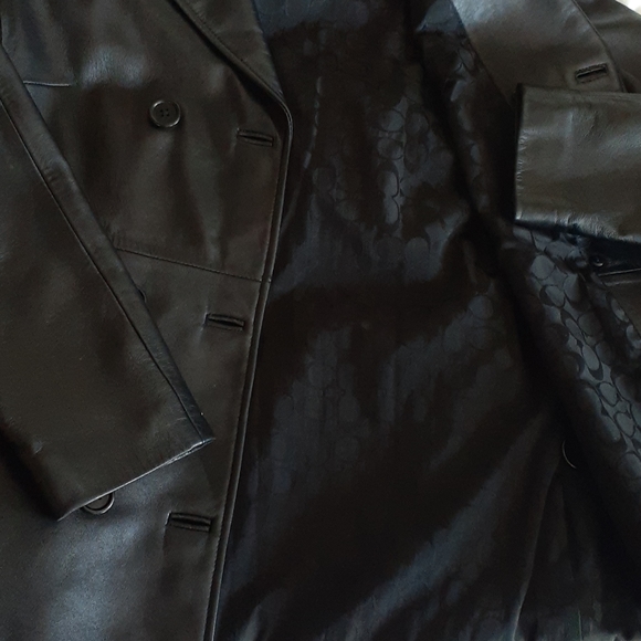 COPY - Coach Leather Jacket {Womens Small} - Picture 5 of 6